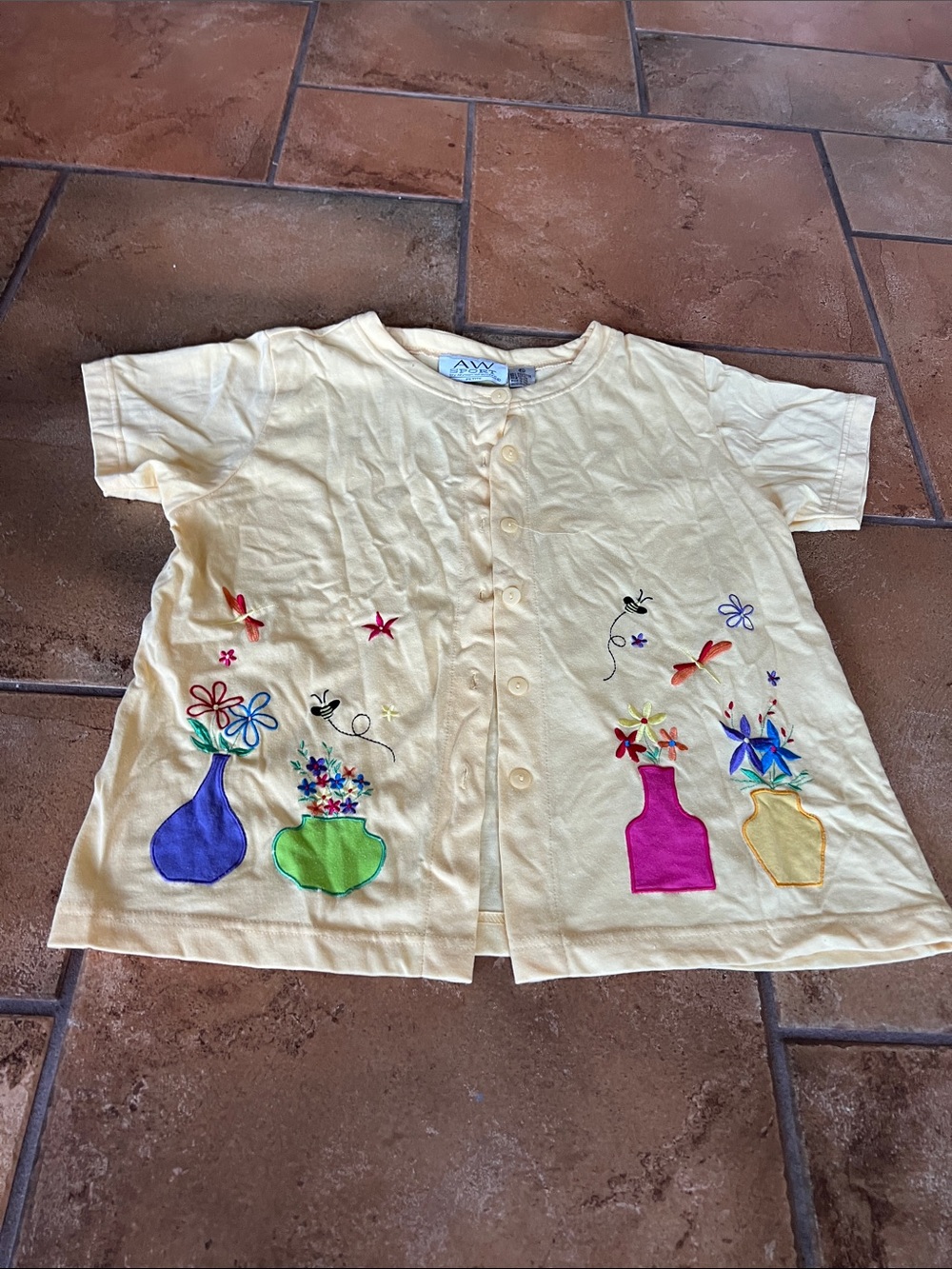 AW SPORT EMBROIDERED BLOUSE